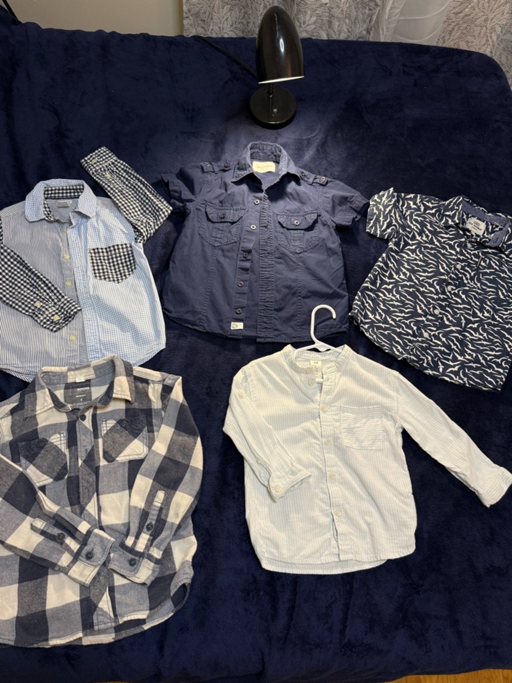 Bundle of 5 Boys Button Down Shirts - Size 18M-5 (Fits 2T-3T)